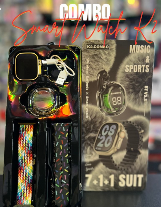 COMBO K2 (AURI.GAMER + RELOJ + 7 PULSOS)