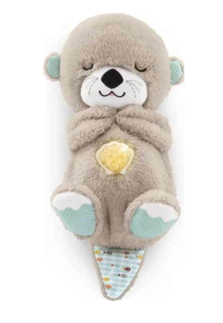 NUTRIA PELUCHE QUE RESPIRA GRIS